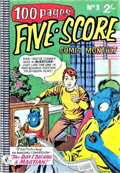 Cover for Five-Score Comic Monthly (K. G. Murray, 1958 series) #3