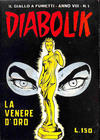 Cover for Diabolik (Astorina, 1962 series) #v8#1