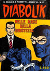 Cover for Diabolik (Astorina, 1962 series) #v6#17 [93] - Nelle mani della giustizia