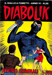 Cover Thumbnail for Diabolik (Astorina, 1962 series) #v6#25 [101] - Spietati criminali