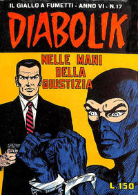 Cover Thumbnail for Diabolik (Astorina, 1962 series) #v6#17 [93] - Nelle mani della giustizia