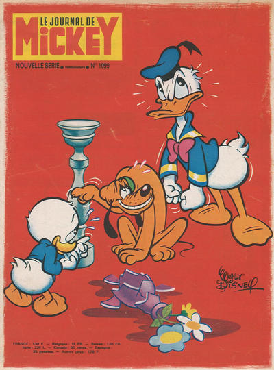 Cover for Le Journal de Mickey (Hachette, 1952 series) #1099