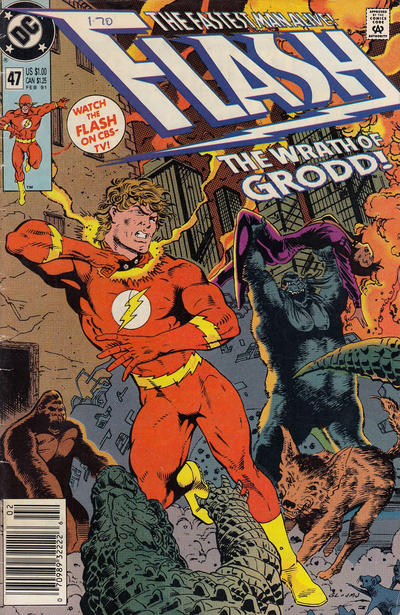 Cover for Flash (DC, 1987 series) #47 [Newsstand]