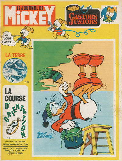 Cover for Le Journal de Mickey (Hachette, 1952 series) #1109