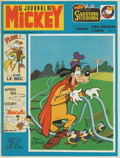 Cover for Le Journal de Mickey (Hachette, 1952 series) #1110