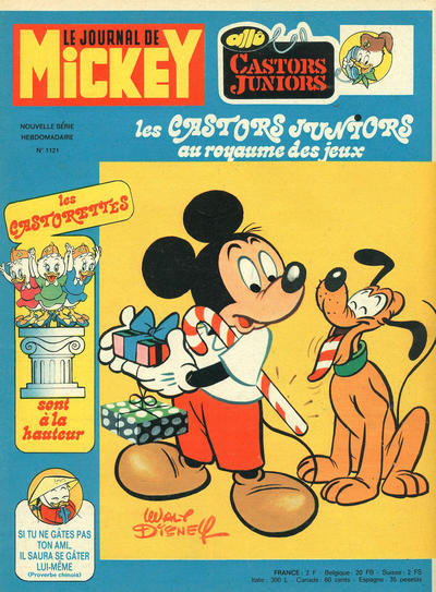Cover for Le Journal de Mickey (Hachette, 1952 series) #1121