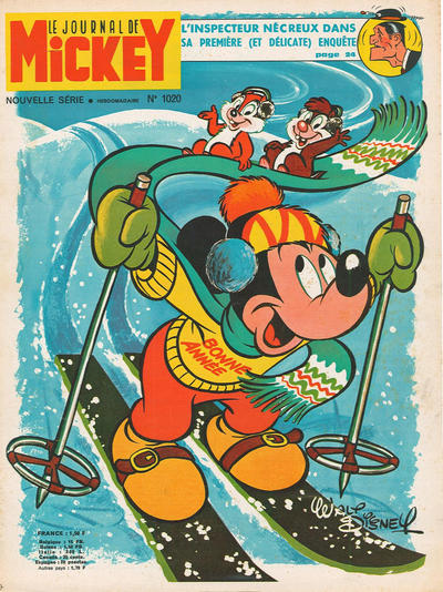 Cover for Le Journal de Mickey (Hachette, 1952 series) #1020