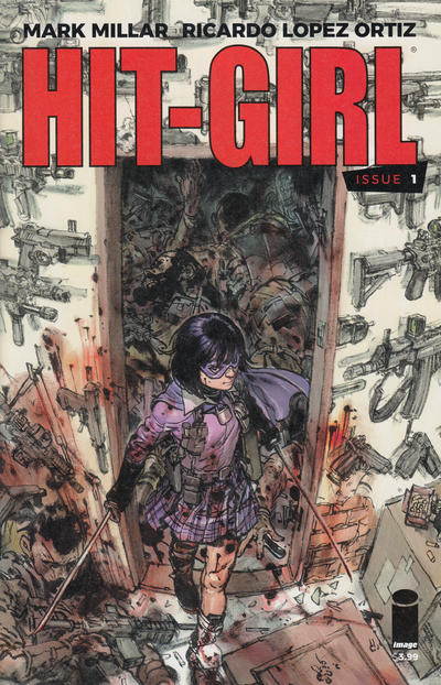 Cover for Hit-Girl (Image, 2018 series) #1 [Cover C - Kim Jung Gi]