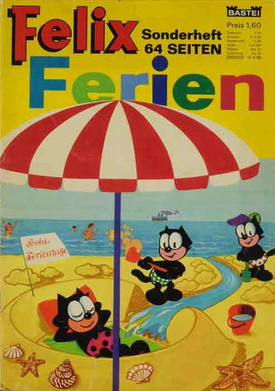 Cover for Felix Sonderheft (Bastei Verlag, 1964 series) #[nn/1968] - Ferien