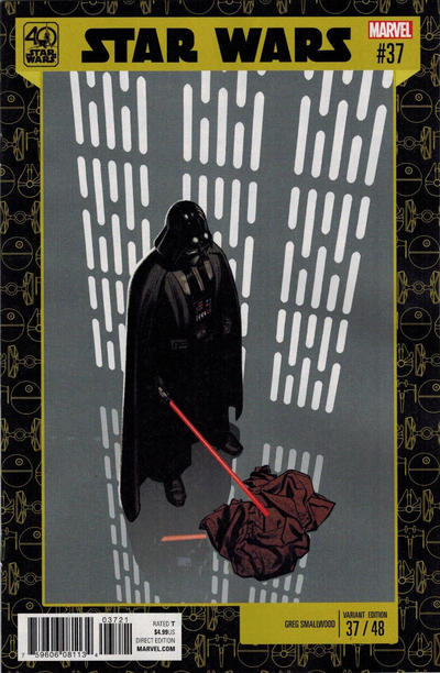 Cover for Star Wars (Marvel, 2015 series) #37 [Greg Smallwood 'Star Wars 40th Anniversary']