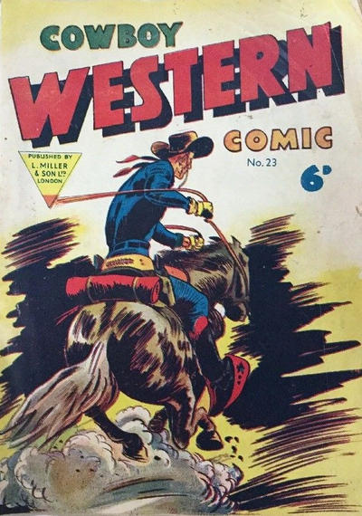 Cover for Cowboy Western Comics (L. Miller & Son, 1956 series) #23