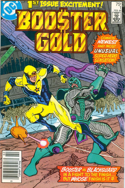 Cover for Booster Gold (DC, 1986 series) #1 [Newsstand]
