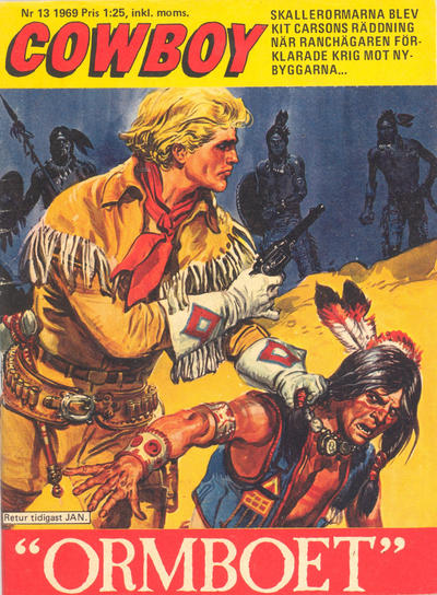 Cover for Cowboy (Centerförlaget, 1951 series) #13/1969