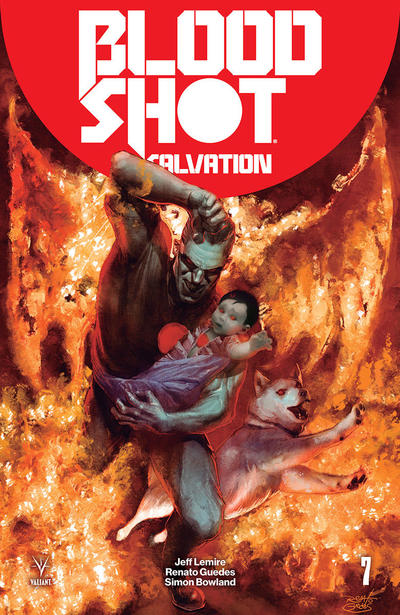 Cover for Bloodshot Salvation (Valiant Entertainment, 2017 series) #7 [Cover C - Renato Guedes]
