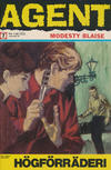 Cover for Agent Modesty Blaise (Semic, 1967 series) #7