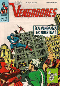 Cover Thumbnail for Los Vengadores (Novedades, 1981 series) #20