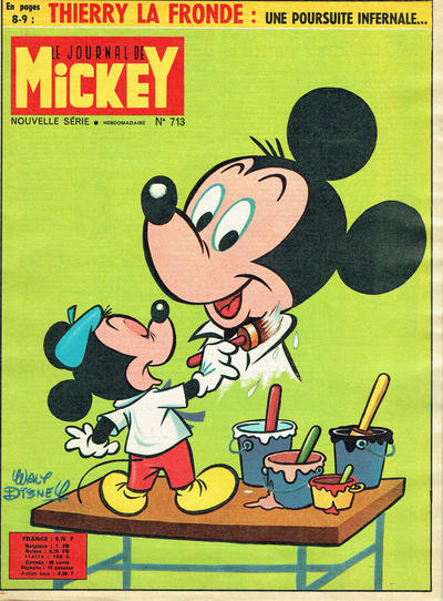 Cover for Le Journal de Mickey (Hachette, 1952 series) #713