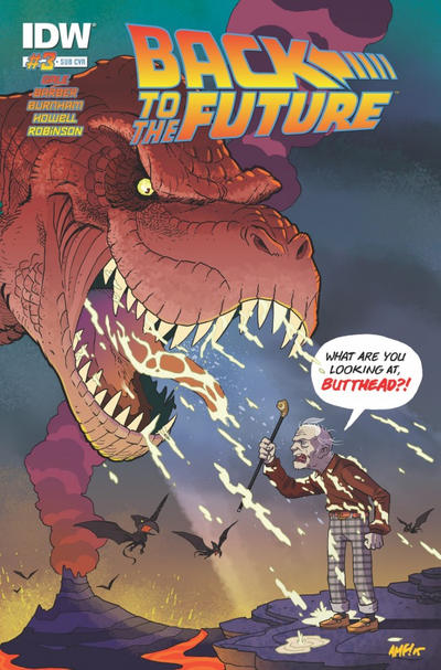 Cover for Back to the Future (IDW, 2015 series) #3 [Subscription Cover - Tom Fleecs]