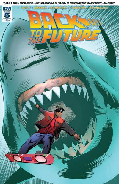 Cover for Back to the Future (IDW, 2015 series) #5 [AOD Collectibles Exclusive - Dennis Calero]