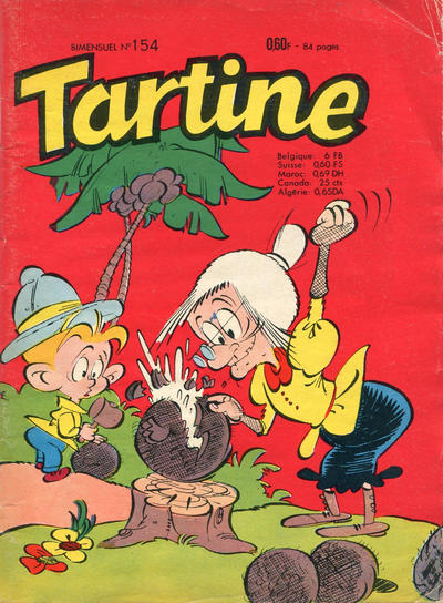 Cover for Tartine (Société Française de Presse Illustrée (SFPI), 1957 series) #154