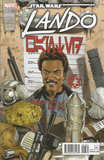 Cover for Lando (Marvel, 2015 series) #3 [Incentive Mike Mayhew Variant]