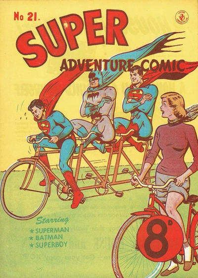 Cover for Super Adventure Comic (K. G. Murray, 1950 series) #21 [8D]