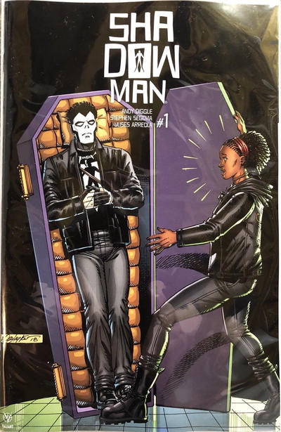 Cover for Shadowman (2018) (Valiant Entertainment, 2018 series) #1 [Larry's Comics - Bob Layton]