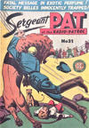 Cover for Sergeant Pat of the Radio-Patrol (Atlas, 1950 series) #31