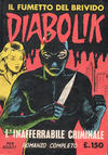 Cover for Diabolik (Astorina, 1962 series) #v2#2 - L'inafferrabile criminale
