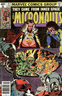 Cover Thumbnail for Micronauts (Marvel, 1979 series) #14 [Newsstand]