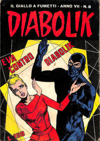 Cover Thumbnail for Diabolik (Astorina, 1962 series) #v7#8 [110] - Eva contro Diabolik