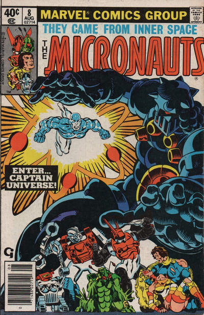 Cover for Micronauts (Marvel, 1979 series) #8 [Newsstand]