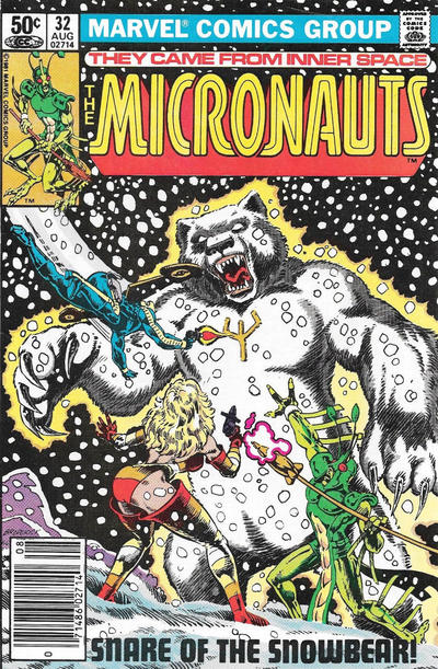 Cover for Micronauts (Marvel, 1979 series) #32 [Newsstand]