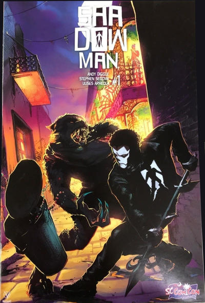 Cover for Shadowman (2018) (Valiant Entertainment, 2018 series) #1 [SC Comicon Exclusive]