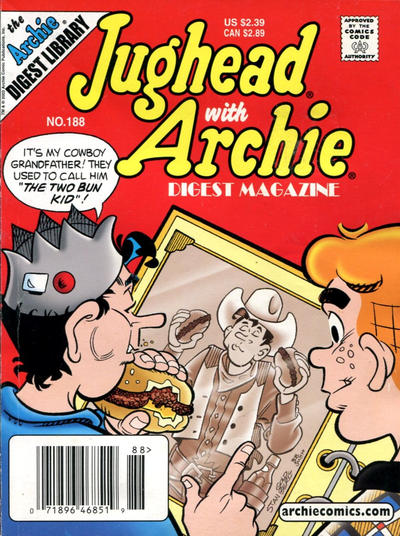 Cover for Jughead with Archie Digest (Archie, 1974 series) #188 [Newsstand]