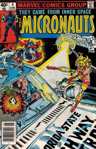 Cover for Micronauts (Marvel, 1979 series) #6 [Newsstand]