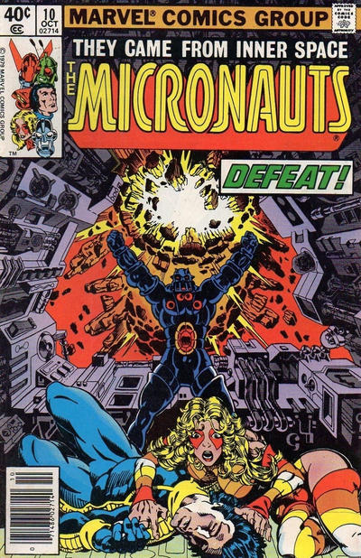 Cover for Micronauts (Marvel, 1979 series) #10 [Newsstand]