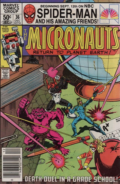 Cover for Micronauts (Marvel, 1979 series) #36 [Newsstand]