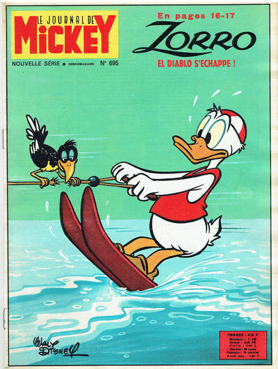 Cover for Le Journal de Mickey (Hachette, 1952 series) #695
