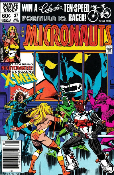 Cover for Micronauts (Marvel, 1979 series) #37 [Newsstand]