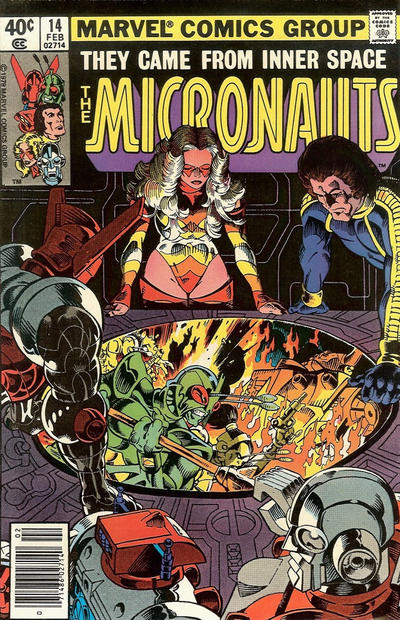 Cover for Micronauts (Marvel, 1979 series) #14 [Newsstand]