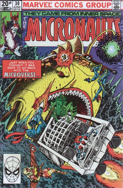 Cover for Micronauts (Marvel, 1979 series) #30 [British]