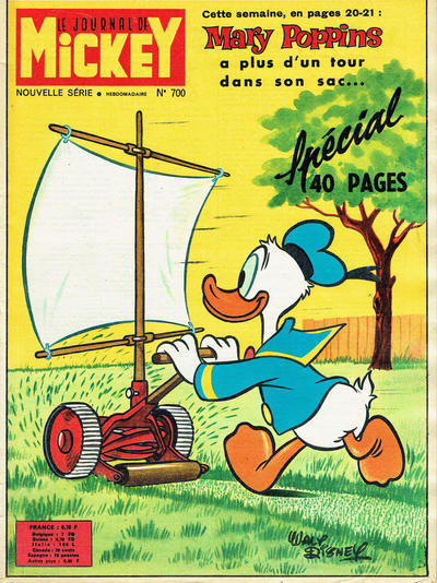 Cover for Le Journal de Mickey (Hachette, 1952 series) #700