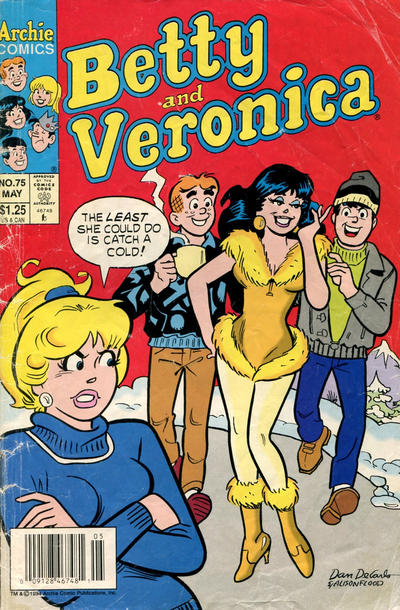 Cover for Betty and Veronica (Archie, 1987 series) #75 [Newsstand]