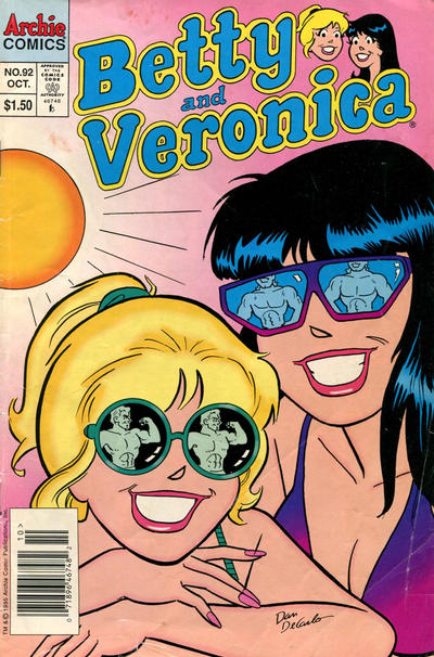 Cover for Betty and Veronica (Archie, 1987 series) #92 [Newsstand]