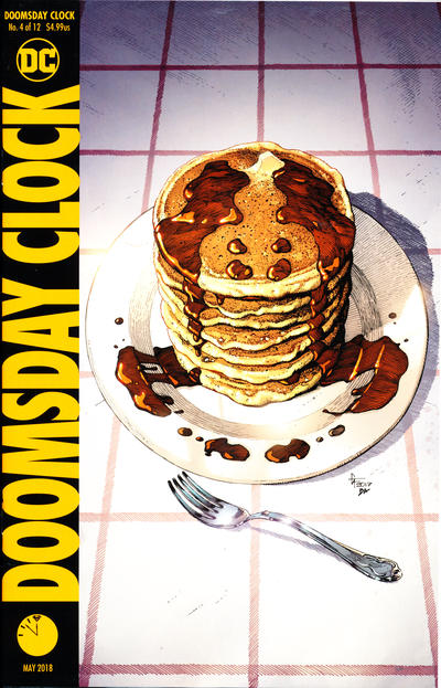 Cover for Doomsday Clock (DC, 2018 series) #4 [Gary Frank "Pancakes" Cover]
