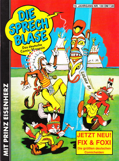 Cover for Die Sprechblase (Norbert Hethke Verlag, 1978 series) #130