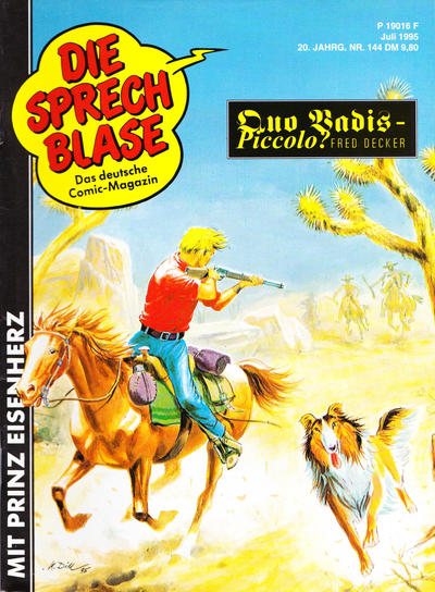 Cover for Die Sprechblase (Norbert Hethke Verlag, 1978 series) #144