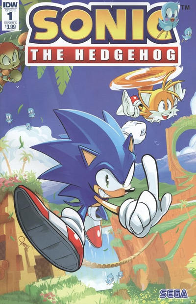 Cover for Sonic the Hedgehog (IDW, 2018 series) #1