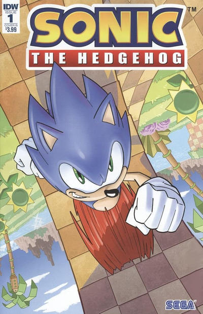 Cover for Sonic the Hedgehog (IDW, 2018 series) #1 [Subscription Variant]